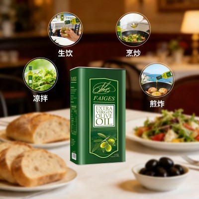 菲格斯 西班牙原装进口食用特级初榨橄榄油5L铁桶家用批发代发图4