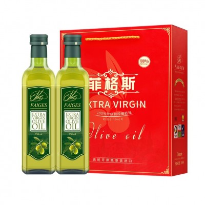 菲格斯 西班牙原装进口特级初榨橄榄油750ml*2礼盒装春节送礼高端图4