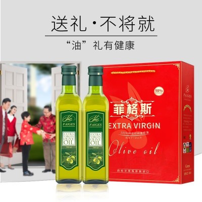 菲格斯西班牙原装进口特级初榨橄榄油500ml*2礼盒装 批发送礼团购图2