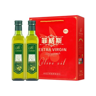 菲格斯西班牙原装进口特级初榨橄榄油500ml*2礼盒装 批发送礼团购图5