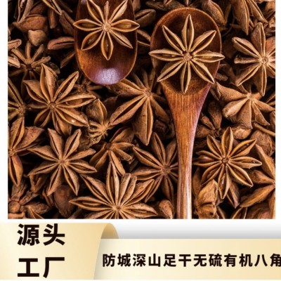 广西有机八角大料香料大红香辛料卤料大茴香炖肉卤味批发地理标志
