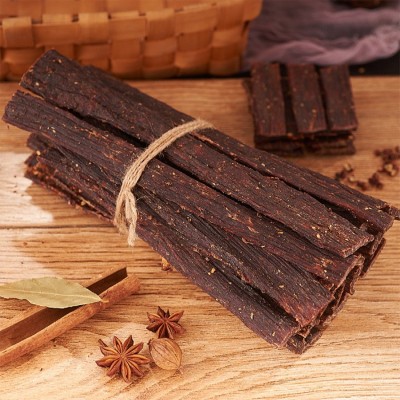 风干牛肉干华祥手撕牛肉干休闲零食散装麻辣四川凉山风干肉干图3