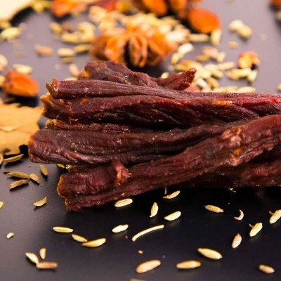 小额牛肉干超干内蒙古特产风干牛肉干小零食特产原味香辣休闲零食图4