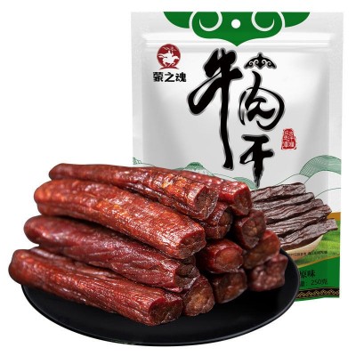 解馋牛肉干内蒙古风干正宗250g手撕牛肉干零食特产熟食独立小包装图5