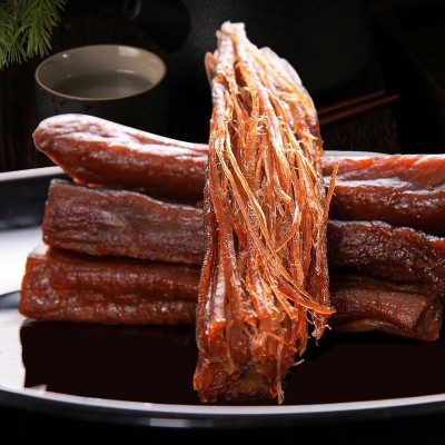 解馋牛肉干内蒙古风干正宗250g手撕牛肉干零食特产熟食独立小包装图2