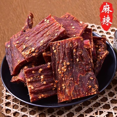 风干猪肉500g小吃特产散装手撕肉干休闲零食干巴批发肉干五香味图3