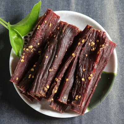 风干 牛肉干500g 青藏特产网红麻辣零食品厂家自销批发展会跑江湖图2