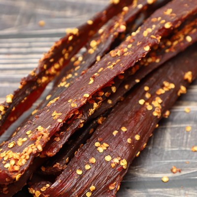 猪肉干风干猪肉500g麻辣藏香特产批发牛肉味干散装手撕肉干香辣图2