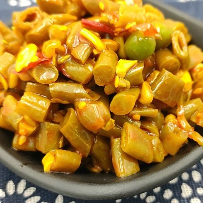 游凤农家香脆豆角散装10斤 香辣红油酸豆角 豇豆酸菜酱菜下饭菜图2