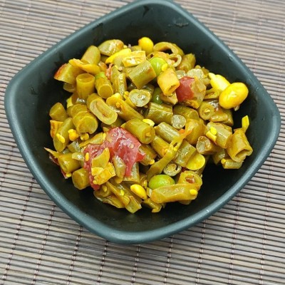 湖北特产酸菜豆豆脆 老坛酸豆角整箱10斤 红油咸酱菜豆角下饭菜图5