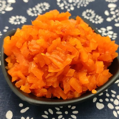 湖北游凤早餐萝卜散装10斤 早餐小菜下饭菜 热干面用萝卜丁批发图3