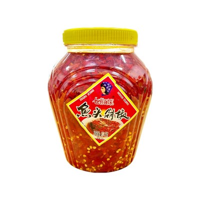 正宗鱼头剁椒2kg 辣椒酱坛装手工剁辣椒鲜辣拌饭拌面下饭菜批发图5