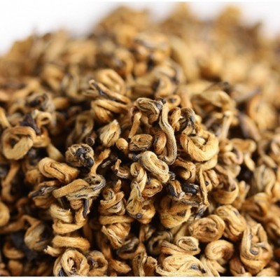 云南滇红茶 凤庆红金螺 2024年红茶工夫红茶 单芽红螺 全芽500克