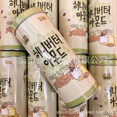 【量大优惠】韩国汤姆农场芭蜂蜂蜜黄油巴旦木40克铁罐成品伴手礼图3