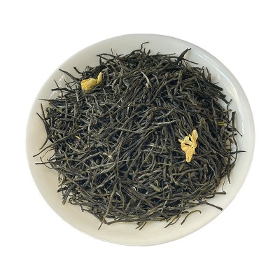 广西横县厂家批发新茶茉莉黑美人散装清香型炒青花茶黑美人茉莉花图5