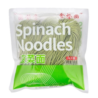 厂家批发蔬菜果蔬面300g半干面非油炸粗粮面绿色健康代餐速食面条图5