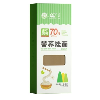 正中四川大凉山苦荞挂面400克苦荞粉含量70%粗粮杂粮待煮面拌面图4