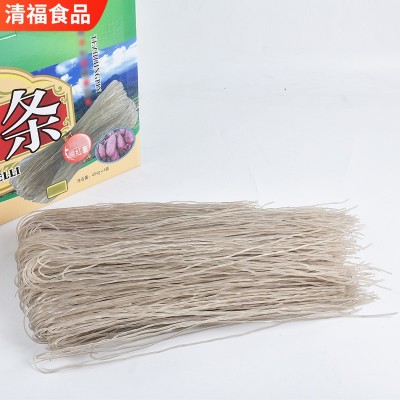 清福粉条礼盒454g*4袋装 地瓜细粉丝苕粉 肉沫粉丝酸辣粉花甲粉图3