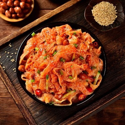 铁棍山药牛筋面 带料包凉皮面皮137克面条图2