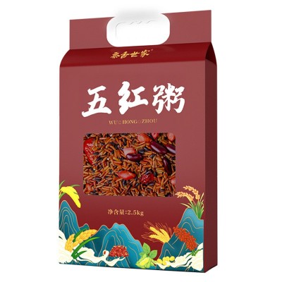 八宝粥红枣血糯米红花生早餐粥新鲜五谷杂粮粥月子餐新米袋装批发图3