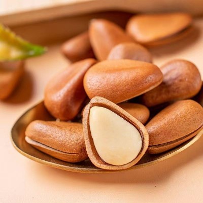 新货东北松子500g散装大颗粒2023开口松子干果罐装批发坚果小零食
