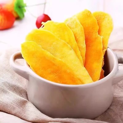 芒果干酸甜大片厚切新鲜即食无添加软糯果干果脯解馋零食小吃图4