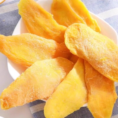 芒果干酸甜大片厚切新鲜即食无添加软糯果干果脯解馋零食小吃图3