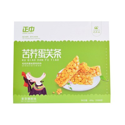 正中苦荞蛋芙条沙琪玛400g批发大凉山荞麦萨其马休闲零食糕点心图3