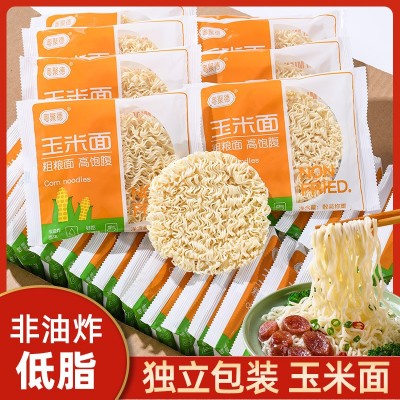 粤聚德玉米面方便面非油炸粗粮代餐面拌面汤面工厂源头直发批发图5