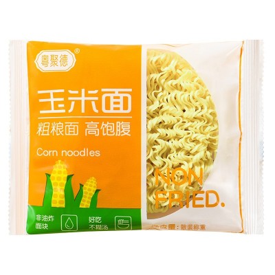 粤聚德玉米面方便面非油炸粗粮代餐面拌面汤面工厂源头直发批发图4