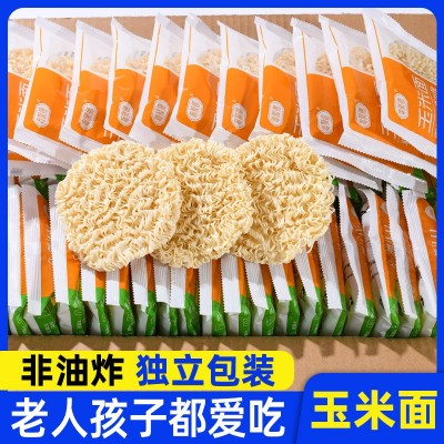 粤聚德玉米面方便面非油炸粗粮代餐面拌面汤面工厂源头直发批发图3