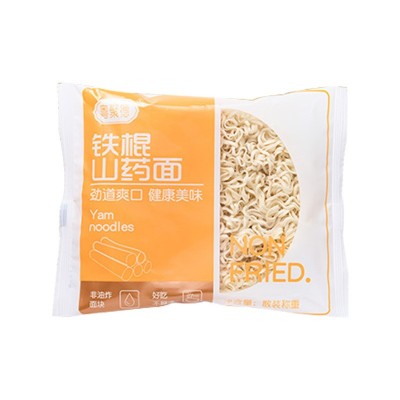 粤聚德铁棍山药方便面非油炸面一整箱独立包装家庭早餐面工厂批发图4