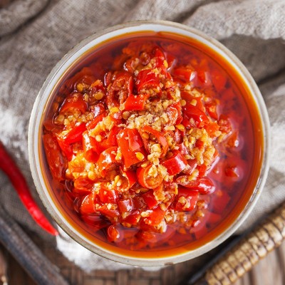 蒜蓉辣椒酱剁椒鱼头酱剁椒酱香辣下饭菜特辣剁辣椒拌面拌饭酱248g