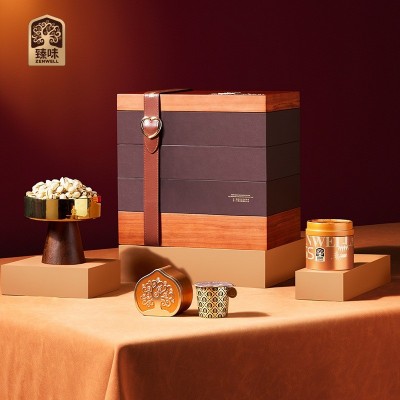 臻味2690g环球至尊坚果礼盒进口干果零食高端商务礼品批发代发