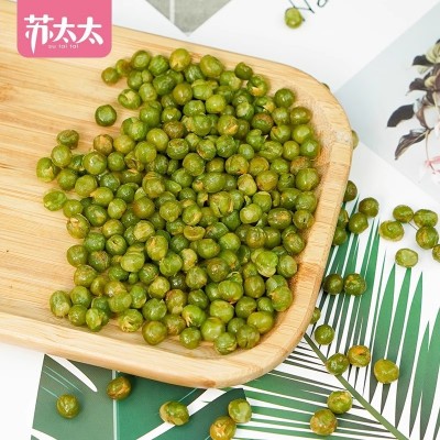 苏太太蒜香味青豌豆300g*20袋/箱整箱批发 零食小吃下酒菜炒货图2