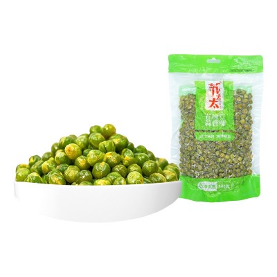苏太太蒜香味青豌豆300g*20袋/箱整箱批发 零食小吃下酒菜炒货图5