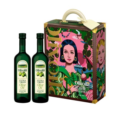 欧丽薇兰特级初榨橄榄油750ML*2简装礼盒升级版（插画）图5