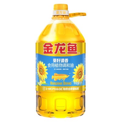 金龙鱼葵花籽清香调和油5升*4桶食用植物调和油金龙鱼食用油图3