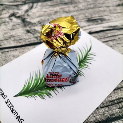 俄罗斯进口食品奶罐糖喜糖斯拉夫巧克力榛子仁夹心糖一件代发500g图2