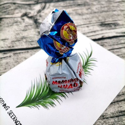 俄罗斯进口食品奶罐糖喜糖斯拉夫巧克力榛子仁夹心糖一件代发500g图3