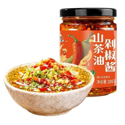 饭扫光剁椒酱下饭菜竹笋香菌蕨菜木耳金针菇拌饭菜咸菜榨菜拌面酱