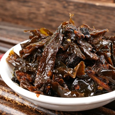 湖南特色老坛晒辣椒微辣下饭菜 辣椒酱拌饭拌面好搭档 一件代发图3