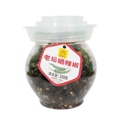 湖南特色老坛晒辣椒微辣下饭菜 辣椒酱拌饭拌面好搭档 一件代发图5
