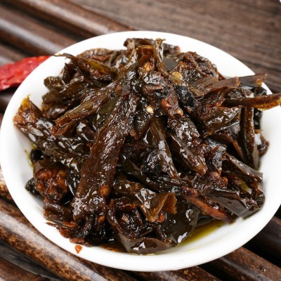 湖南特色老坛晒辣椒微辣下饭菜 辣椒酱拌饭拌面好搭档 一件代发图4