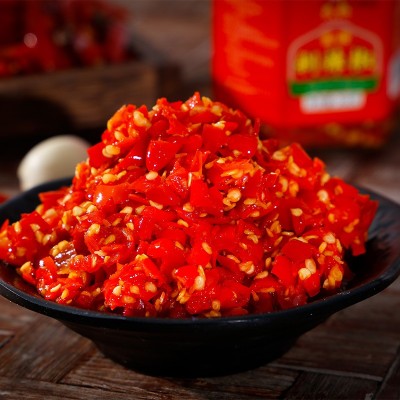 武叔牌剁辣椒1kg瓶装特辣朝天椒剁椒酱 辣椒蒸鱼头下饭湘菜图2