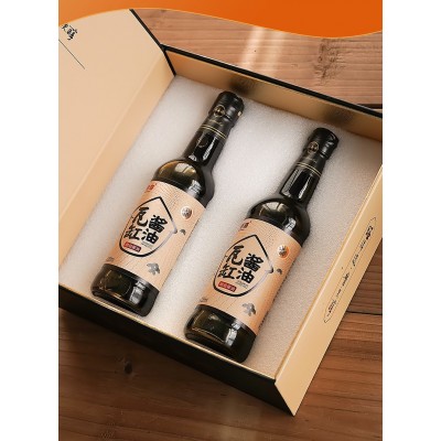 潮汕老字号彭春海瓦缸酱油纯黄豆酿造天然发酵老牌子组合装传统纯图5