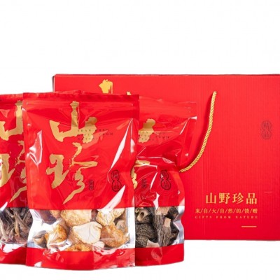 云南七彩菌菇礼盒装佳品批发山珍松茸菌菇汤料包山珍年货礼盒送礼图5