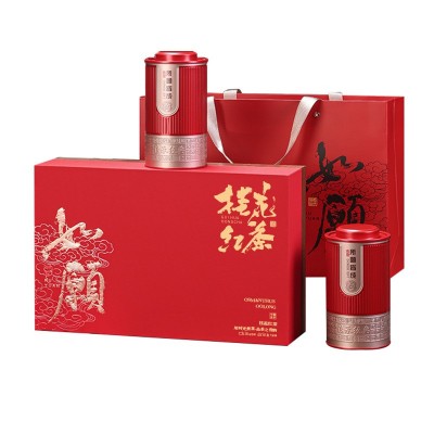 节日送礼伴手礼古法窨制桂花红茶250g正山小种茶叶礼盒装新年礼物图5