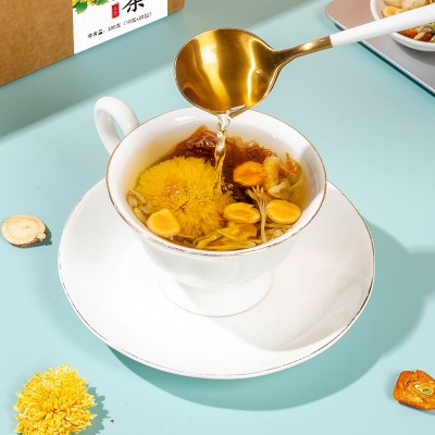 花茶礼盒送老师伴手礼胖大海罗汉果茶菊花雪梨茶工厂直供批发代理图3