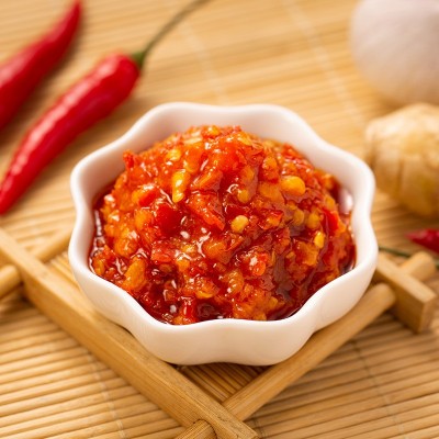 湘汝蒜香朝天椒湖南特产炒菜火锅辣椒酱剁椒拌面拌饭调味品图2